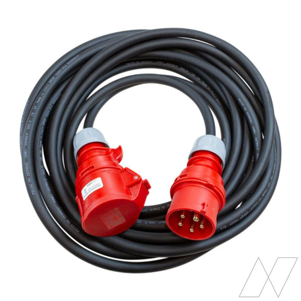16A krachtkabel 10 meter