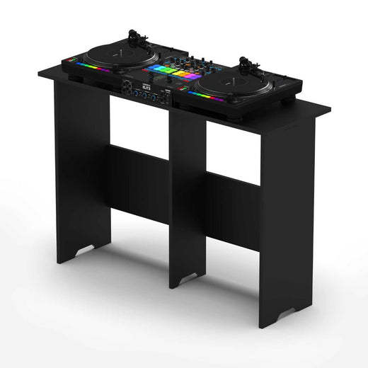 DJ feestset compleet - 2 subs + 2 speakers + DJ booth
