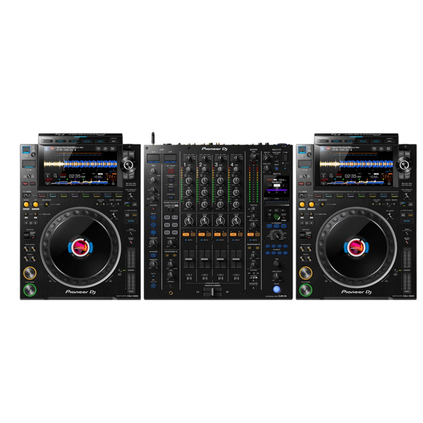 DJ set Pioneer CDJ-3000 + DJM-A9