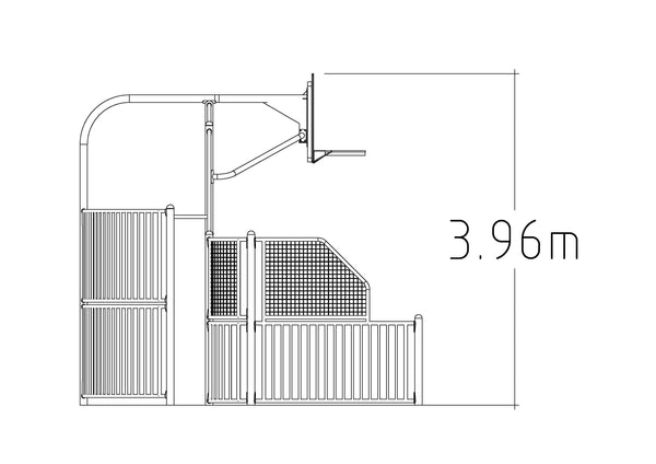 Complete podiumset 12 x 4 m