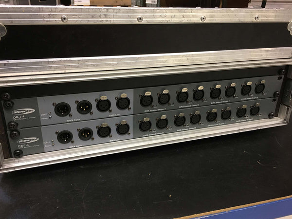 DMX Booster DB8 in Flightcase