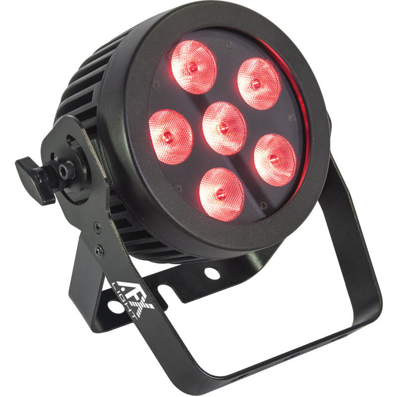 Lichtset basis met vier LED PAR armaturen statieven en bekabeling