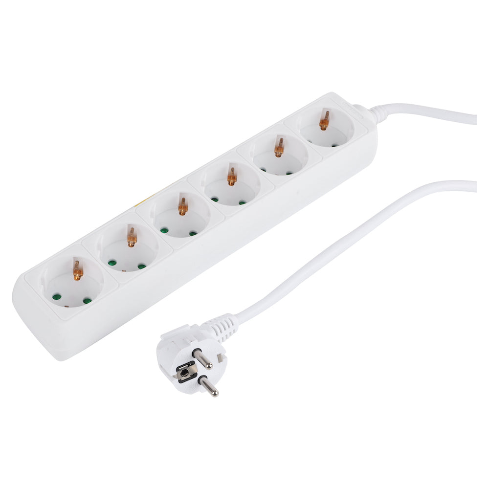 Schuko stroomverdeeldoos 6 voudig ip67 1,5 Meter kabel huren bij RSL Rental