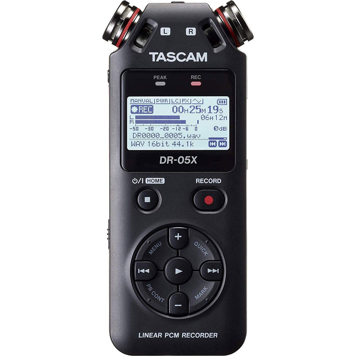 Tascam DR-05X handheld recorder huren bij RSL Rental