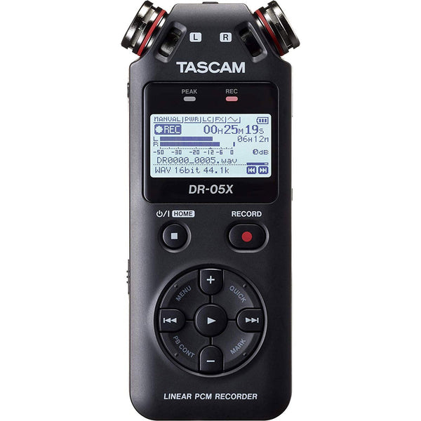 Tascam DR-05X handheld recorder