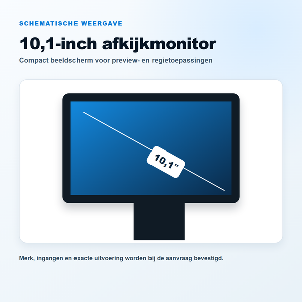 10.1 inch afkijkmonitor