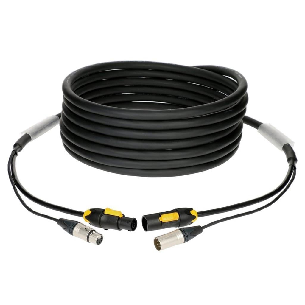 Combikabel DMX 3-polig & powerCON TRUE1 1,5 Meter huren bij RSL Rental