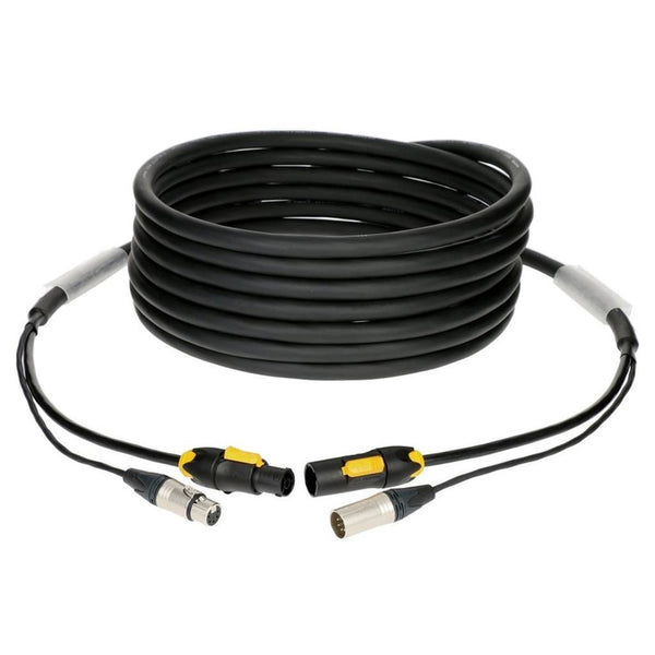 Combikabel DMX 3-polig & powerCON TRUE1 1,5 Meter