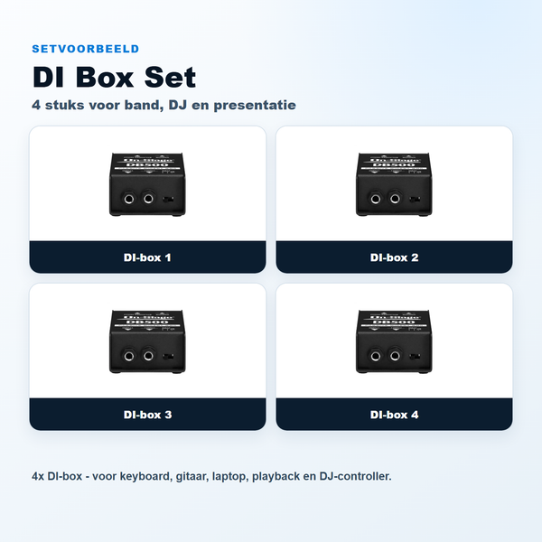DI Box Set – 4 stuks