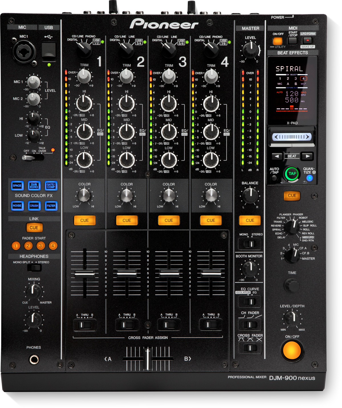 Pioneer DJM-900NXS DJ mixer huren bij RSL Rental