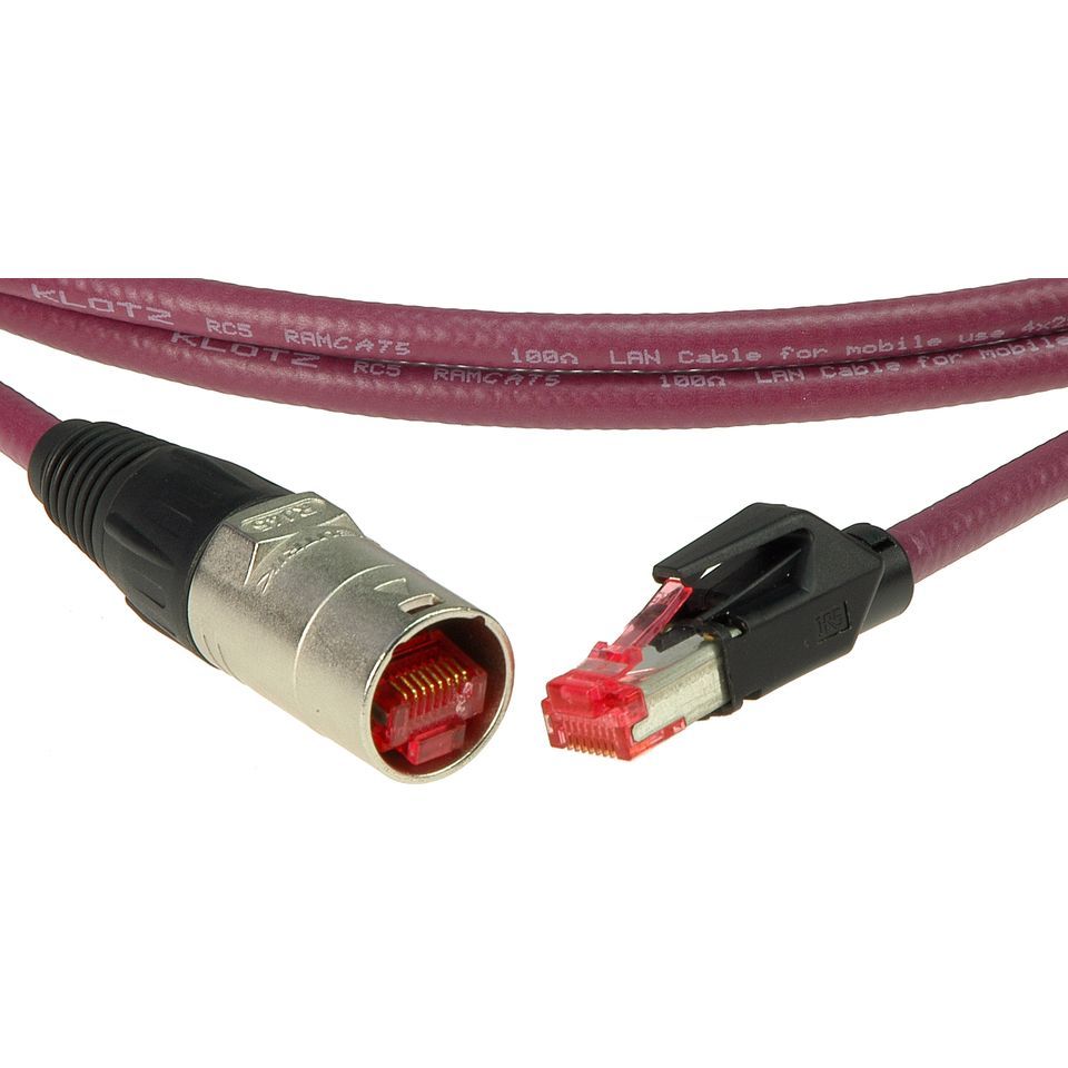 Ethernet EtherCON kabel 5 meter huren bij RSL Rental