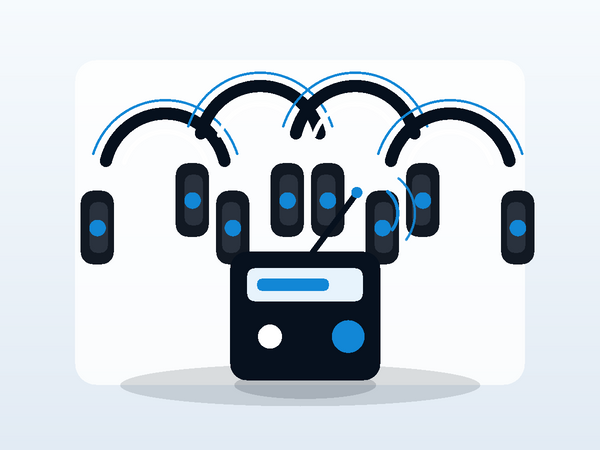 Silent disco set 20 koptelefoons + zender