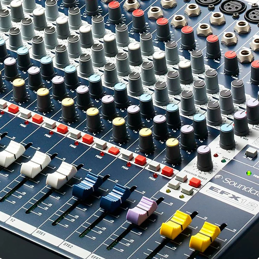 Analoge mixer 12 kanaals huren bij RSL Rental