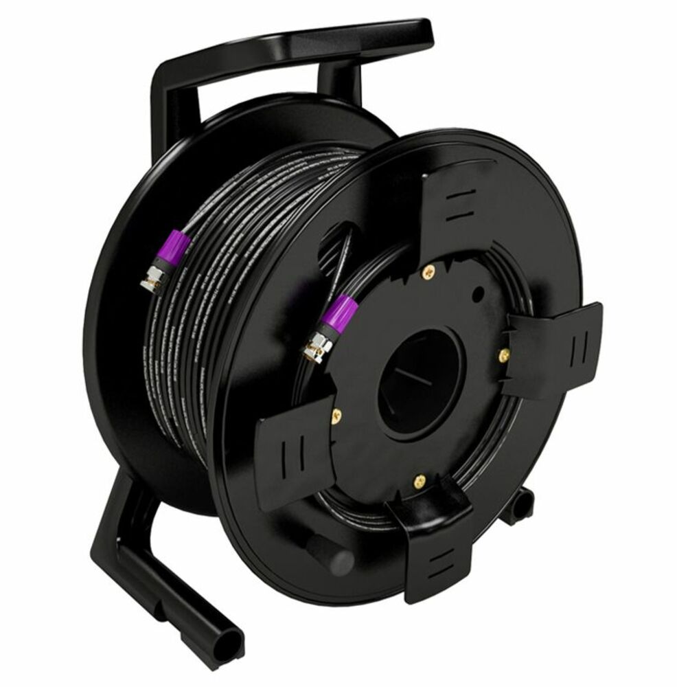 3G HD SDI kabel Neutrik connectoren - 50 Meter Haspel huren bij RSL Rental